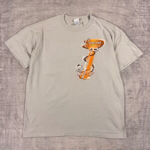 A&W Root Beer Shirt Mens Large Grey Hot Rod Vintage Y2k Retro Classic Cars